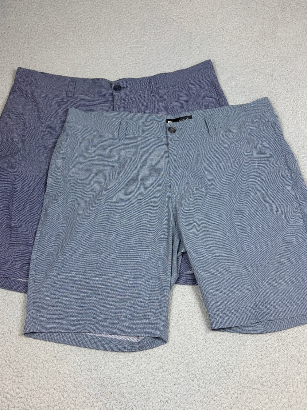 Lot of 2 Travis Mathew Shorts Mens 40 Gray Stretch Golf Performance Casual